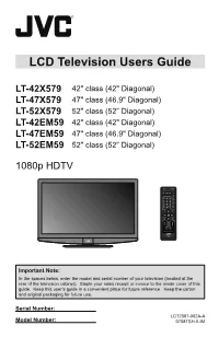 LCD Television Users Guide