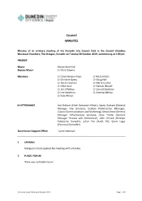 Minutes of Council