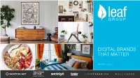 Digital Brands That Matter