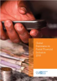 Global Panorama on Postal Financial Inclusion 2016