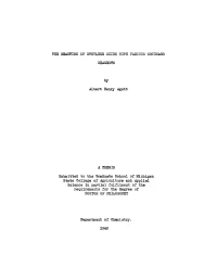 The Reaction of Ethylene Oxide with Various Grignard