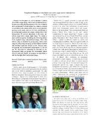 Using Depth Mapping to Realize Bokeh Effect with a Single Camera Android Device EE368 Project Report Authors (SCPD Students): Jie Gong, Ran Liu, Pradeep Vukkadala