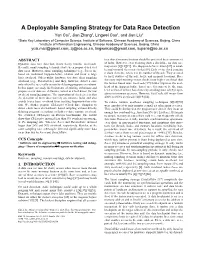 A Deployable Sampling Strategy for Data Race Detection
