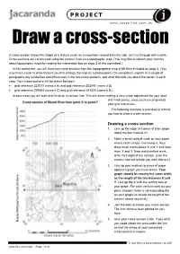 Draw a Cross-Section