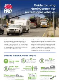 Guide to Using Northconnex for Recreational Vehicles December 2020