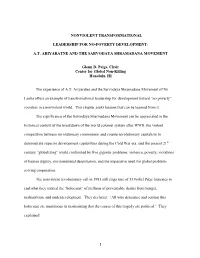 Nonviolent Transformational