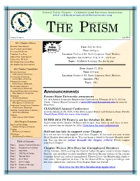 THE PRISM Volume 4, Issue 4 July 2014