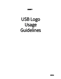 USB Logo Usage Guidelines