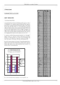 6. Aspetti Socio Economici AGGIORNAMENTO STATISTICO