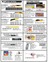 Cutting Tools