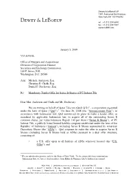 Division of Corporation Finance Incoming No-Action Letter: Qtel