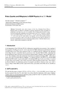 Extra Quarks and Bileptons in BSM Physics in a 331 Model