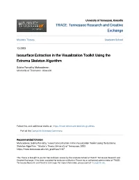 Isosurface Extraction in the Visualization Toolkit Using the Extrema Skeleton Algorithm