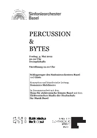 Percussion & Bytes