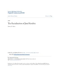 The Racialization of Jimi Hendrix Marcus K