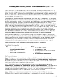 Avoiding and Treating Timber Rattlesnake Bites Updated 2020