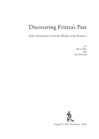 Discovering Eritrea's Past