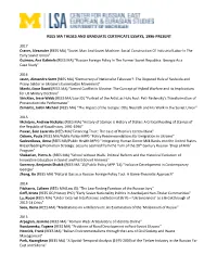 Rees Ma Theses and Graduate Certificate Essays, 1996-Present