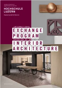 Undergraduate Interior Architecture Modules