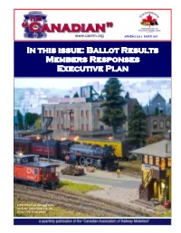 In This Issue: Ballot Results Members Responses Executive Plan