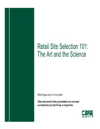 Retail Site Selection 101: the Art and the Science