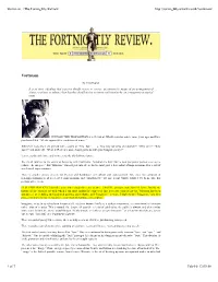 Vorticism. | the Fortnightly Review
