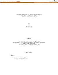 Analysis of the Impact of Sequencing Errors on Blast Using Fault Injection