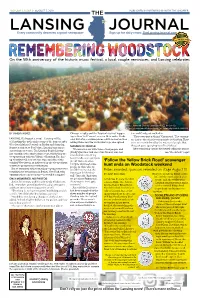 August 7, 2019 the Published in Partnership with the Shopper Lansing Journal Every Community Deserves a Good Newspaper Sign up for Daily News: Thelansingjournal.Com