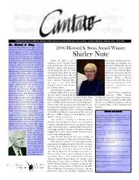 Cantate (Fall 2006)