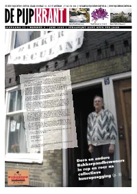 Dora En Andere Bakkerpandbewoners in Rep En Roer Na De Pijp Collectieve WIJKCENTR UM (P