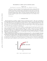 Introduction to Abelian and Non-Abelian Anyons