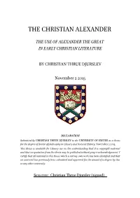The Christian Alexander