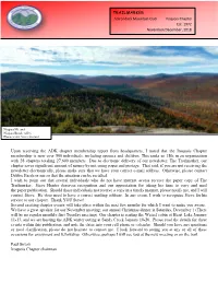 Upon Receiving the ADK Chapter Membership Report From