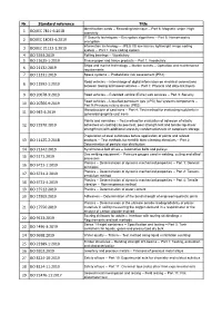 1 Iso/Iec 7811-6:2018 2 Iso/Iec 18033-6:2019 3 Iso