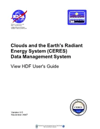 Clouds and the Earth's Radiant Energy System (CERES) Data Management System
