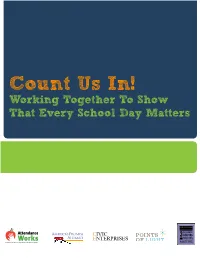 Count Us In! Working Together to Show That Every School Day Matters