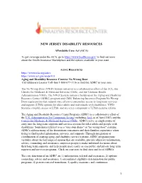 New Jersey State Resources