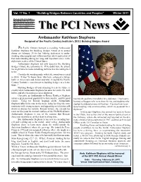 PCI Newsletter Winter