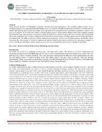 Research Paper Impact Factor: 4.729 Refereed, Listed & Indexed IJBARR