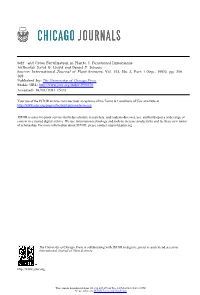Self- and Cross-Fertilization in Plants. I. Functional Dimensions Author(S): David G