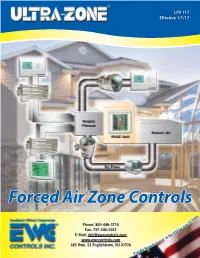 Forced Air Zone Controls