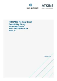 HITRANS Rolling Stock Feasibility Study Aimee Macdonald SNCL-SN5186809-R001 Issue 01