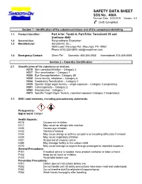 SAFETY DATA SHEET SDS No