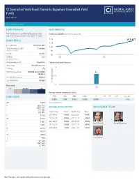 Signature Diversified Yield Fund OO