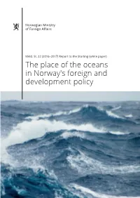The Place of the Oceans in Norway's Foreign and Development Policy