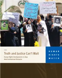 Truth and Justice Can't Wait