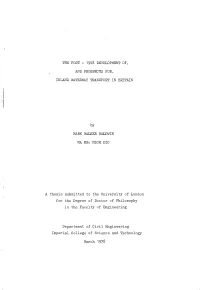 The Post - 1948 Development Of