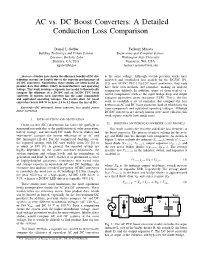 AC Vs. DC Boost Converters: a Detailed Conduction Loss Comparison