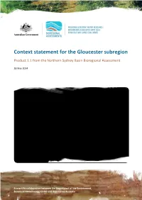 Context Statement for the Gloucester Subregion, PDF, 11.22 MB