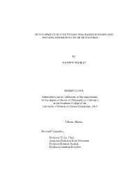 Development of Functional Dna-Based Sensors and Investigations Into Their Mechanism